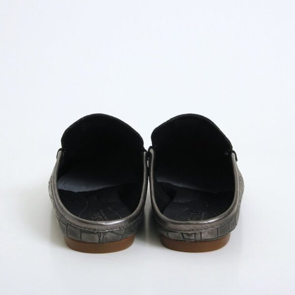 NWB Born Capricorn Croc Embossed Leather Mules - Picture 6 of 13